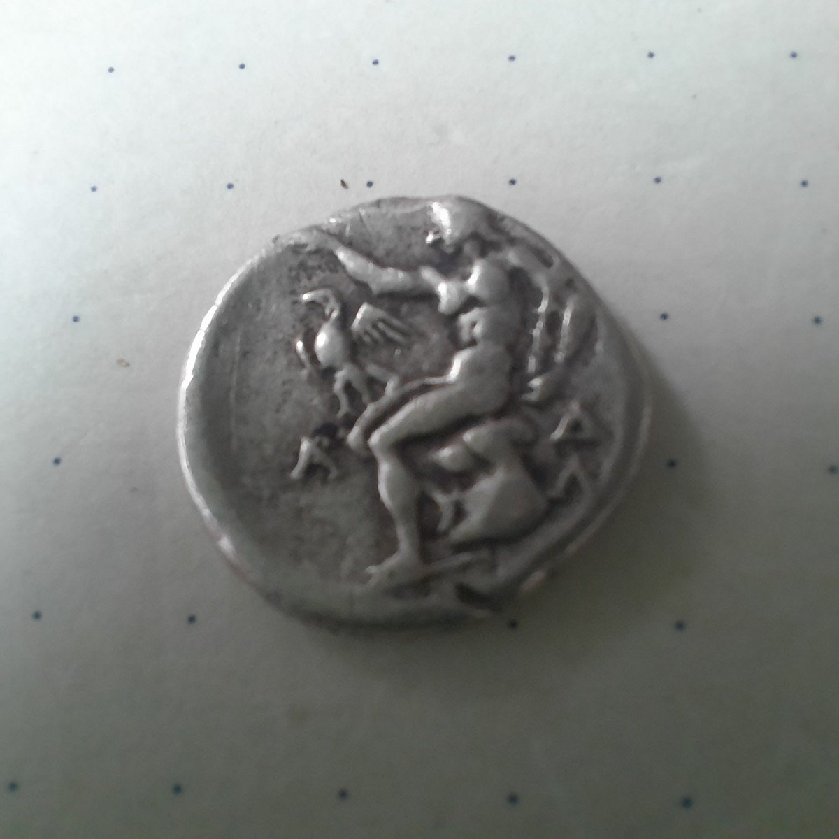 Hemidrachm From Megalopolis 175-168 Bc-photo-3