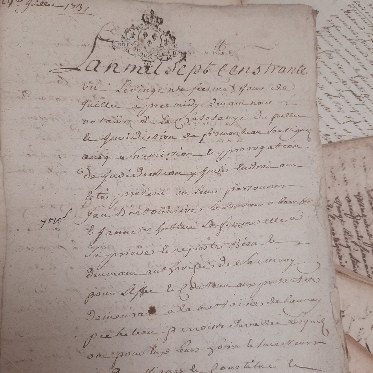 Manuscripts Testimonies Of The Life Of The Bretons In The 18th Century-photo-6