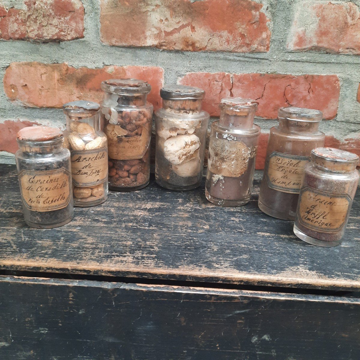 18th Century Vials... Seeds Of Scholars...-photo-2