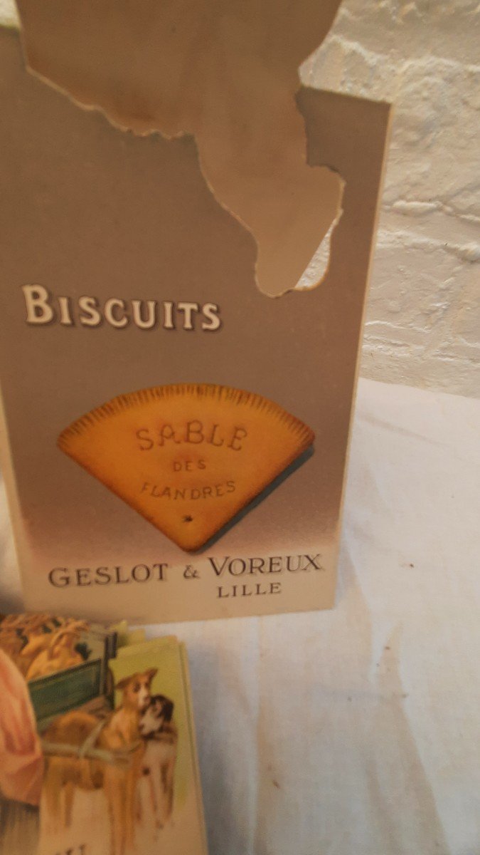 Ensemble De Menus Publicitaires d'Une Biscuiterie Disparue-photo-2