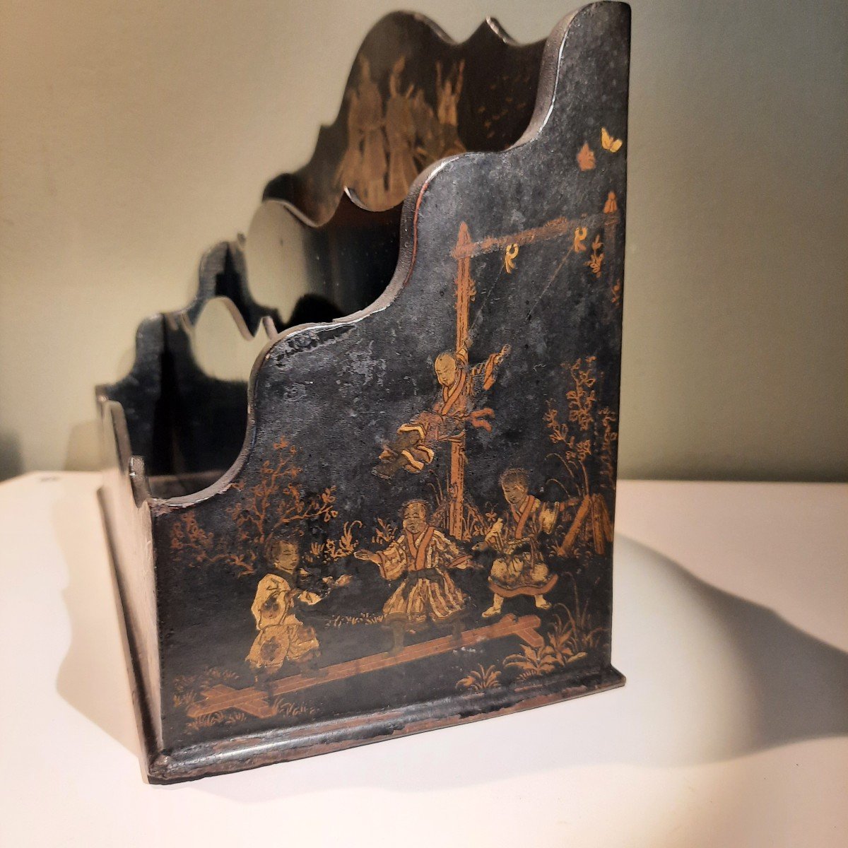 Napoleon III Letter Holder Japanese Style-photo-4