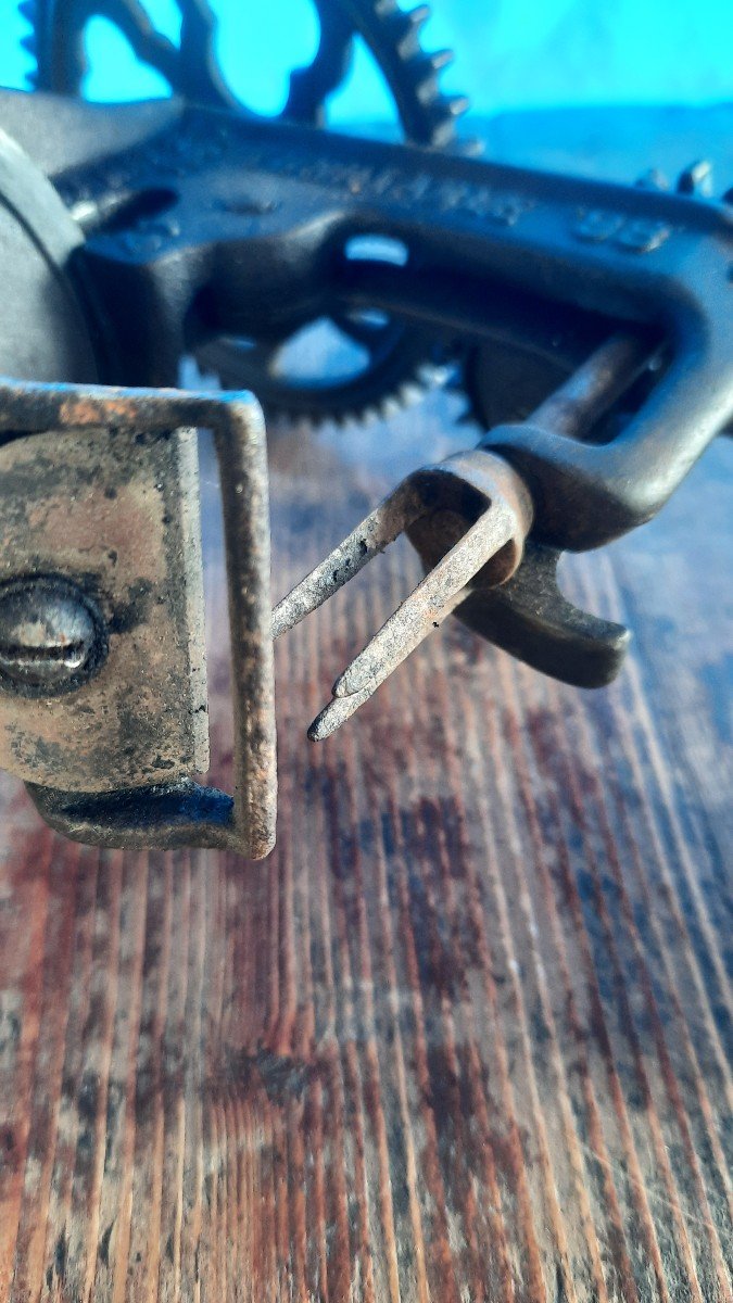  Very Old Cow Boy Apple Peeler For Apple Pie-photo-3