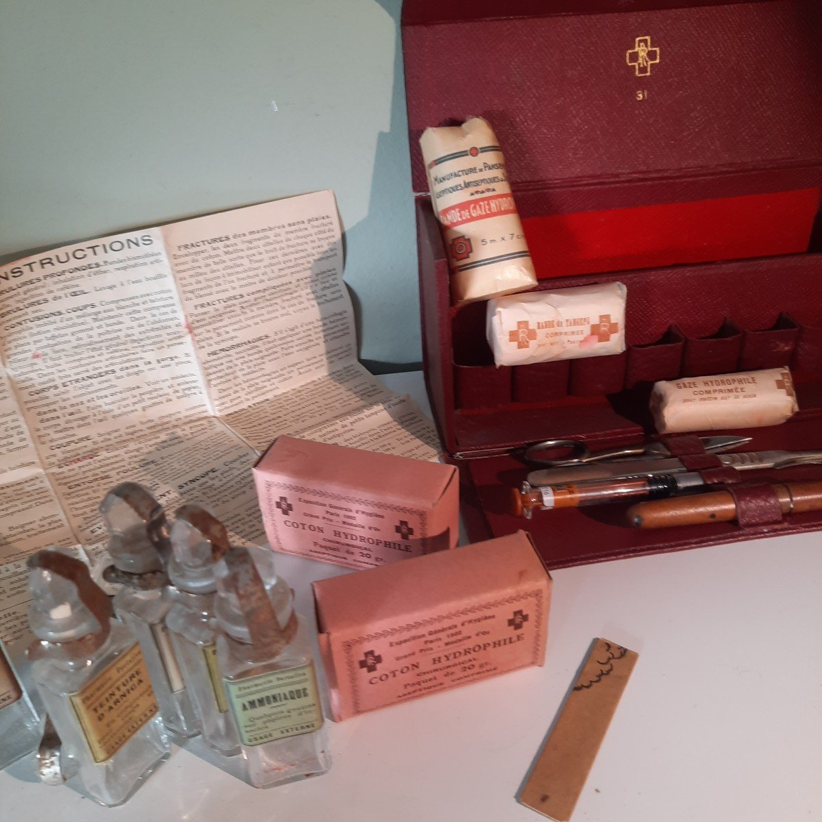 Marine Medical Kit... Early 20th Century-photo-3