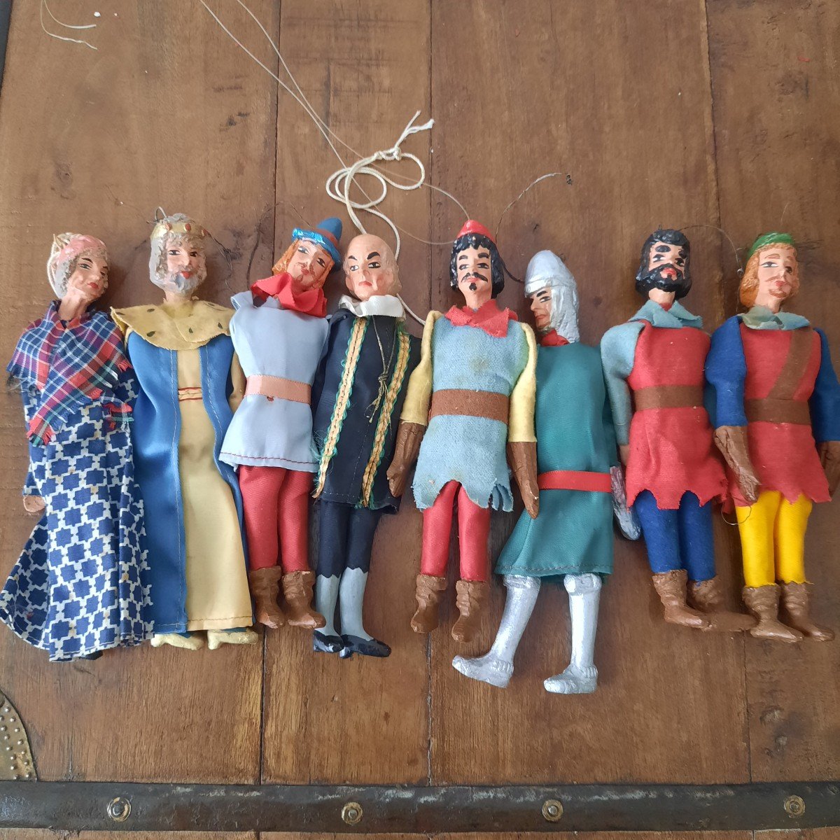 Antique Hanging Puppet Set-photo-2