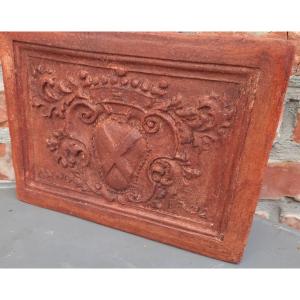 Heraldic Fireplace Brick Anno 1702