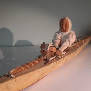 Inuit Greenland Toy Kayak