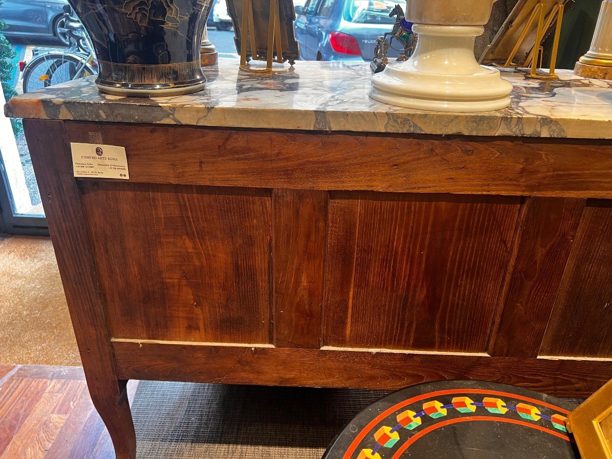 Commode With Marble Top In Louis XV Style. France, Napoleon III Period-photo-4