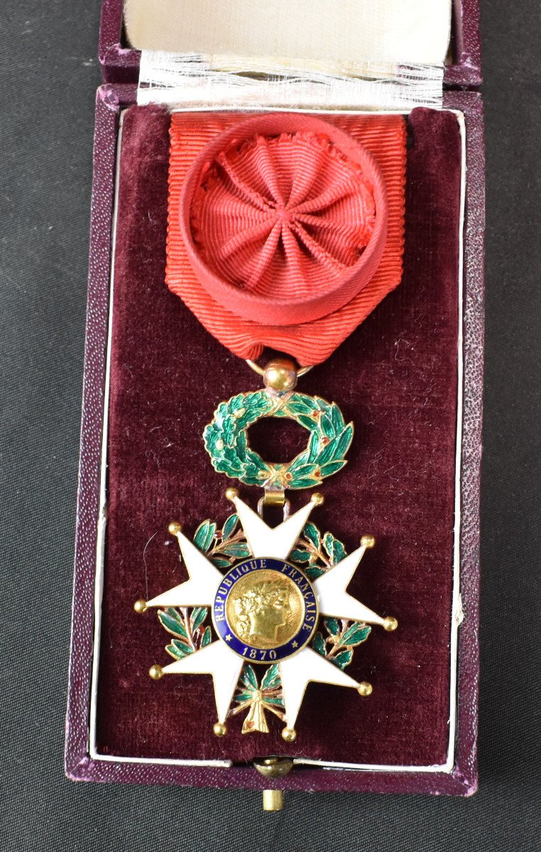 Officer Legion Of Honor IIIrd Republic Gold-photo-3