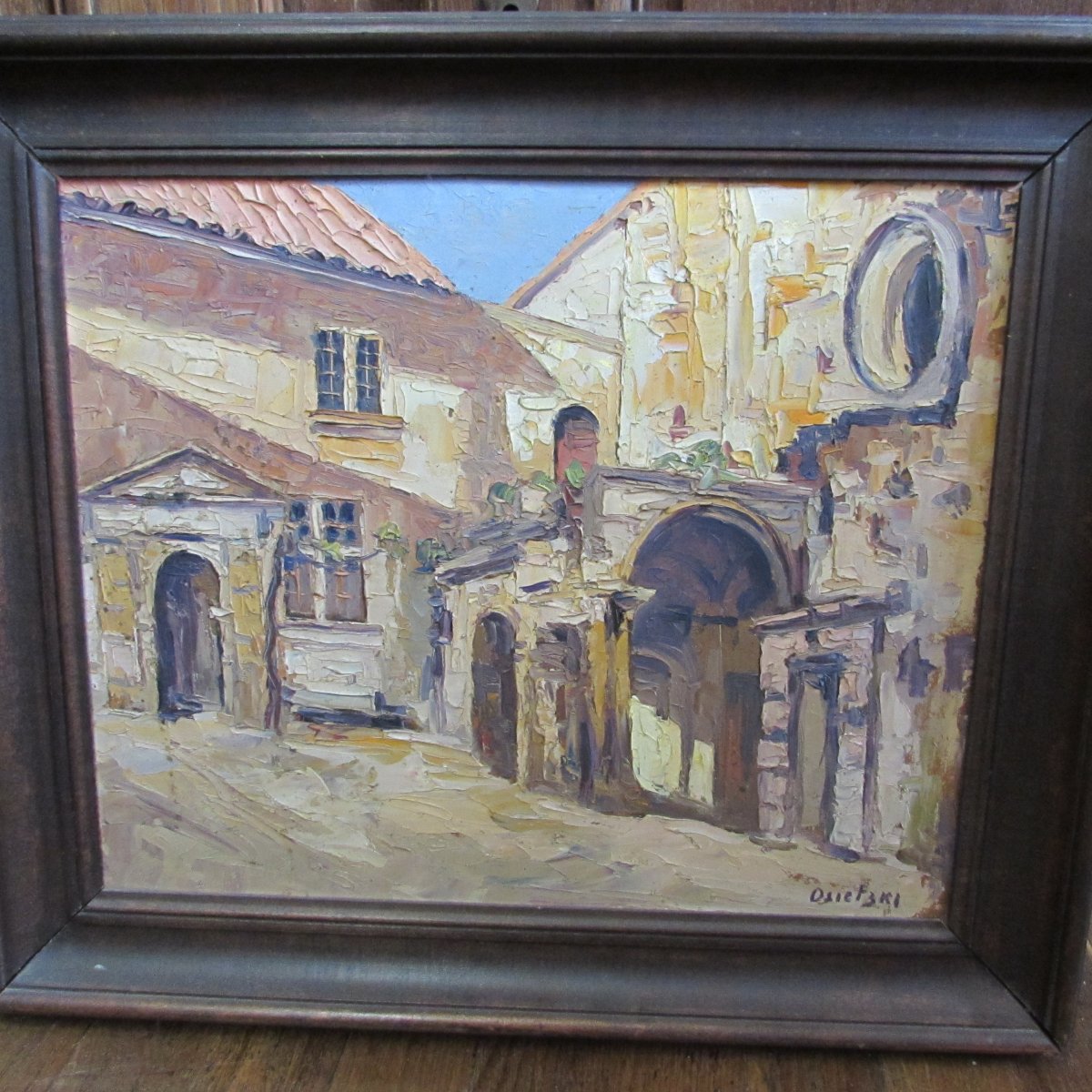 Oil On Panel, South Of France, Osietzki