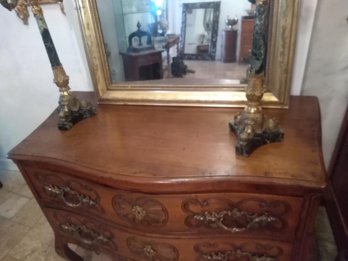 Commode Provençale Nîmes Sauteuse Noyer XVIIIe-photo-5