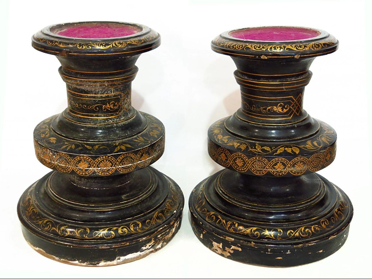 Vase Holders From The Napoleon III Period