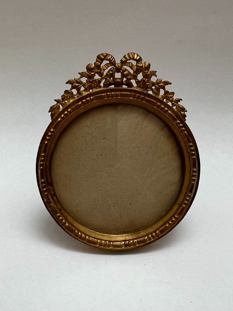 Photo Frame In Gilt Bronze Period XIX Eme Century.-photo-2