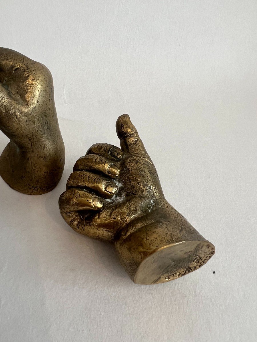 Sculpture, Bronze Hand Study.-photo-2