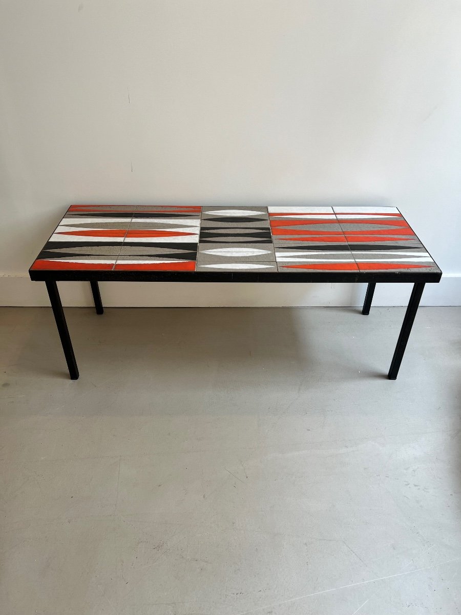 Roger Capron, Navette Ceramic Coffee Table. -photo-2