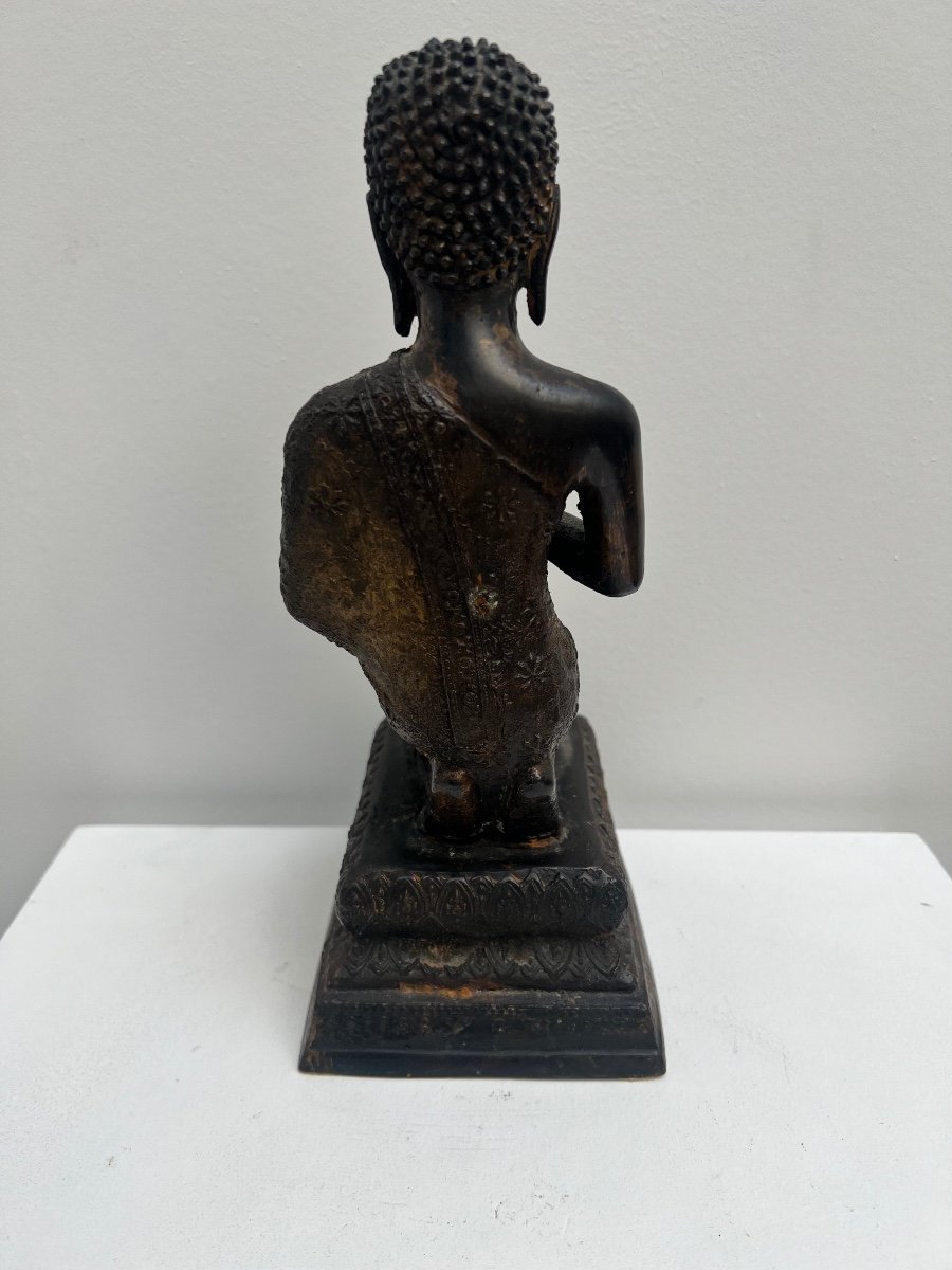 Thaïlande Ou Laos , Bouddha En Bronze . -photo-2