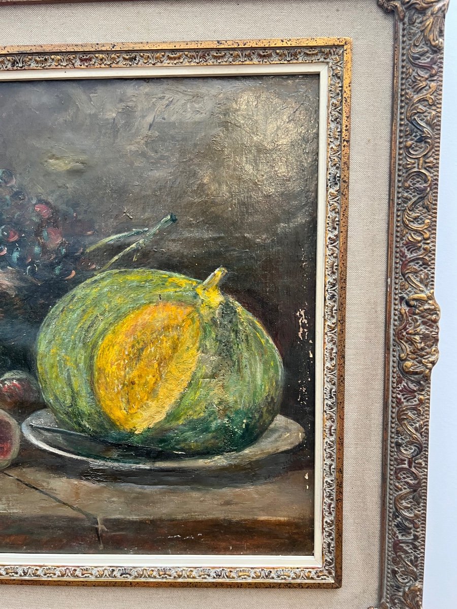 Painting, Still Life By Jules Félix Ragot. -photo-1