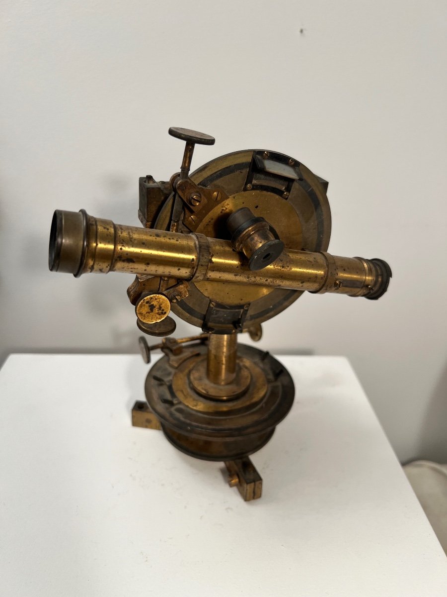 Scientific Object, Theodolite, Old Tachometer.-photo-3