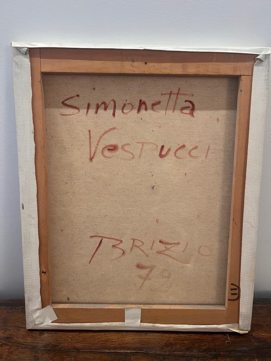 Tableau Portrait De Simonetta Vespucci .-photo-1