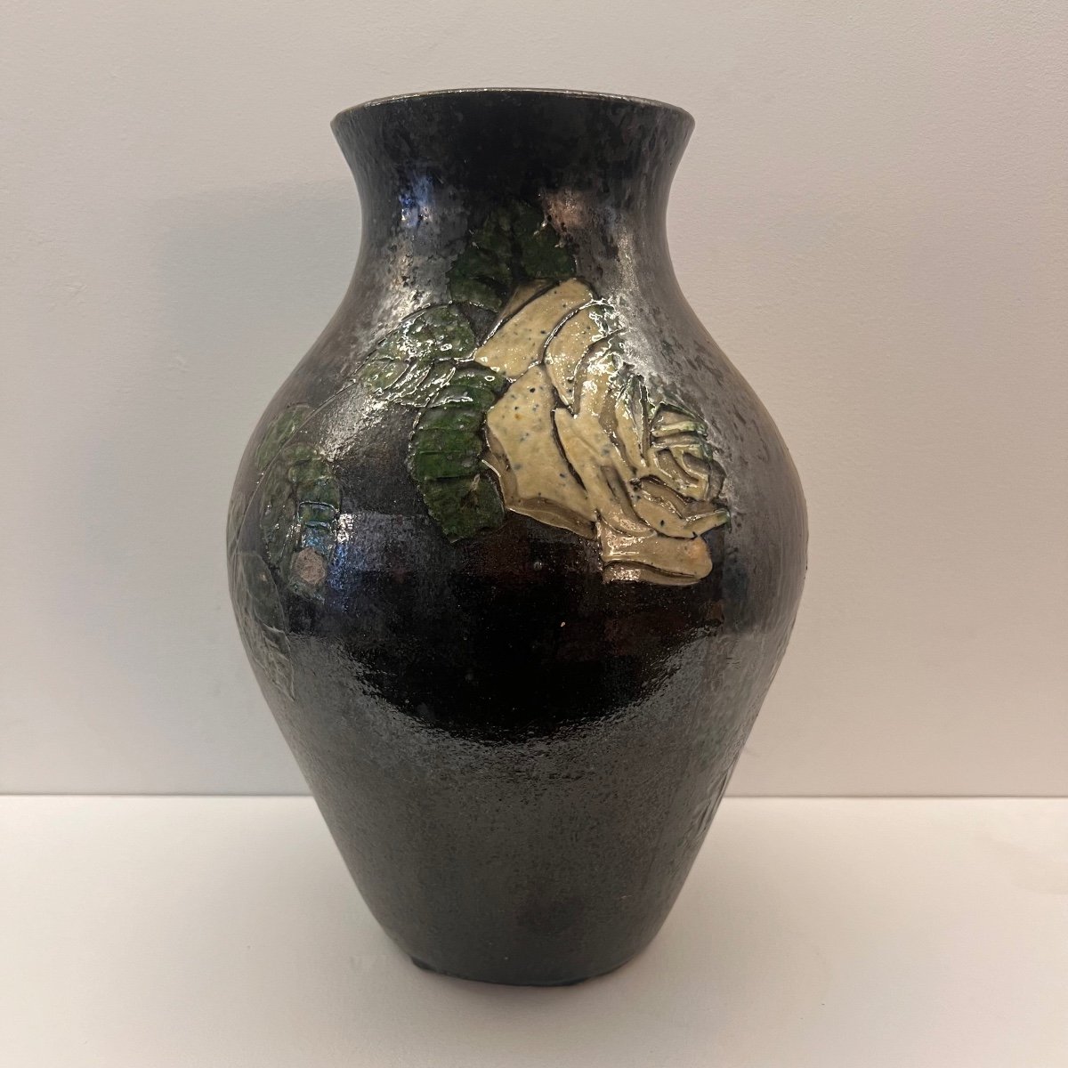 Félix Faure , Vase En Céramique  art déco . Isère Grenoble 