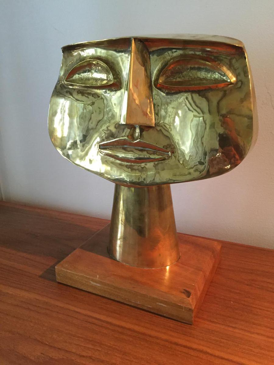 Sculpture / Statue Signed Oswaldo Guayasamín 1919/1999-photo-2