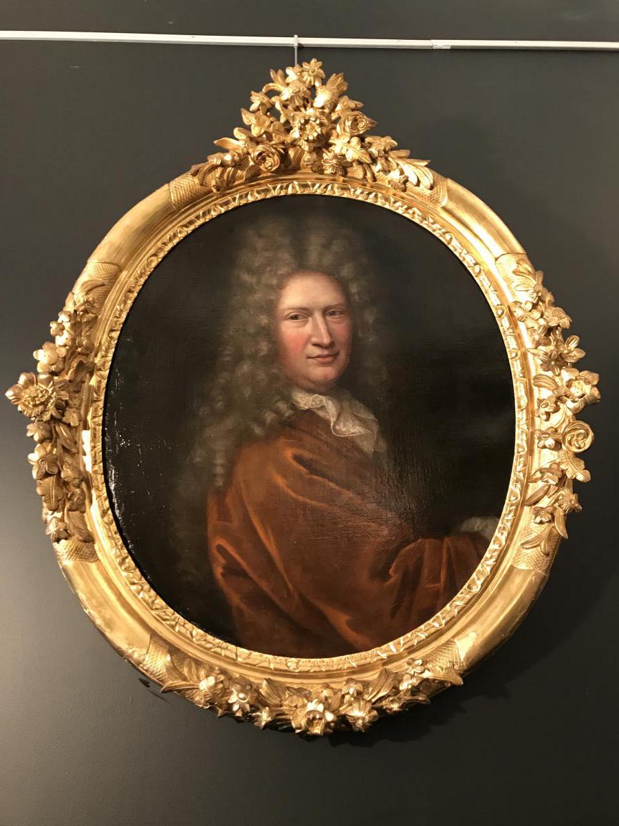 Hyacinthe Rigaud ( Atelier de  ) Paire De Grand Portraits Epoque Régence Tableaux XVIIIeme -photo-2