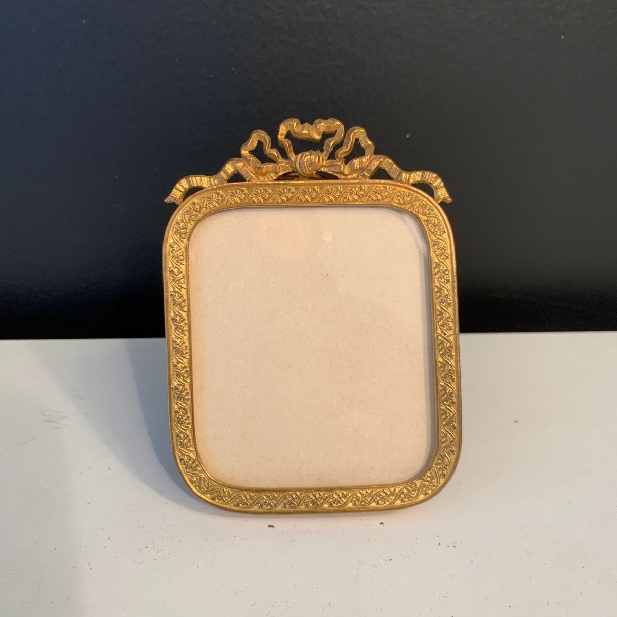 Photo Frame In Gilt Bronze XIX Eme Century.