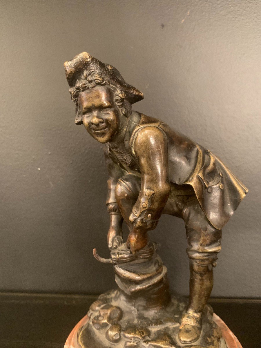 Bronze Subject, Young Skater.-photo-1