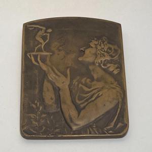 Médaille En Bronze Par P. Theunis 