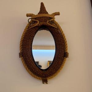 Audoux Minet Dlg. Rope Design Mirror.