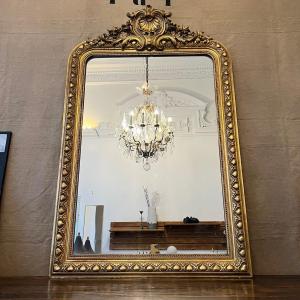 Louis Philippe Mirror, Glazed With Mercury.