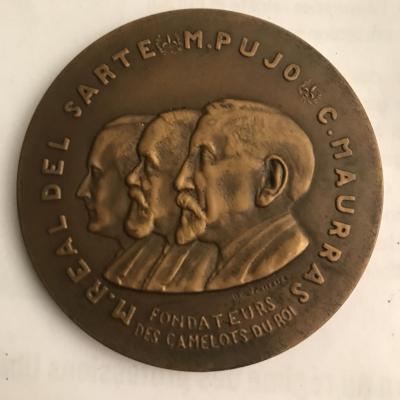 Médaille En Bronze , Signe Possesse , 30 Ans De Lutte Pour La France Et Le Roi.