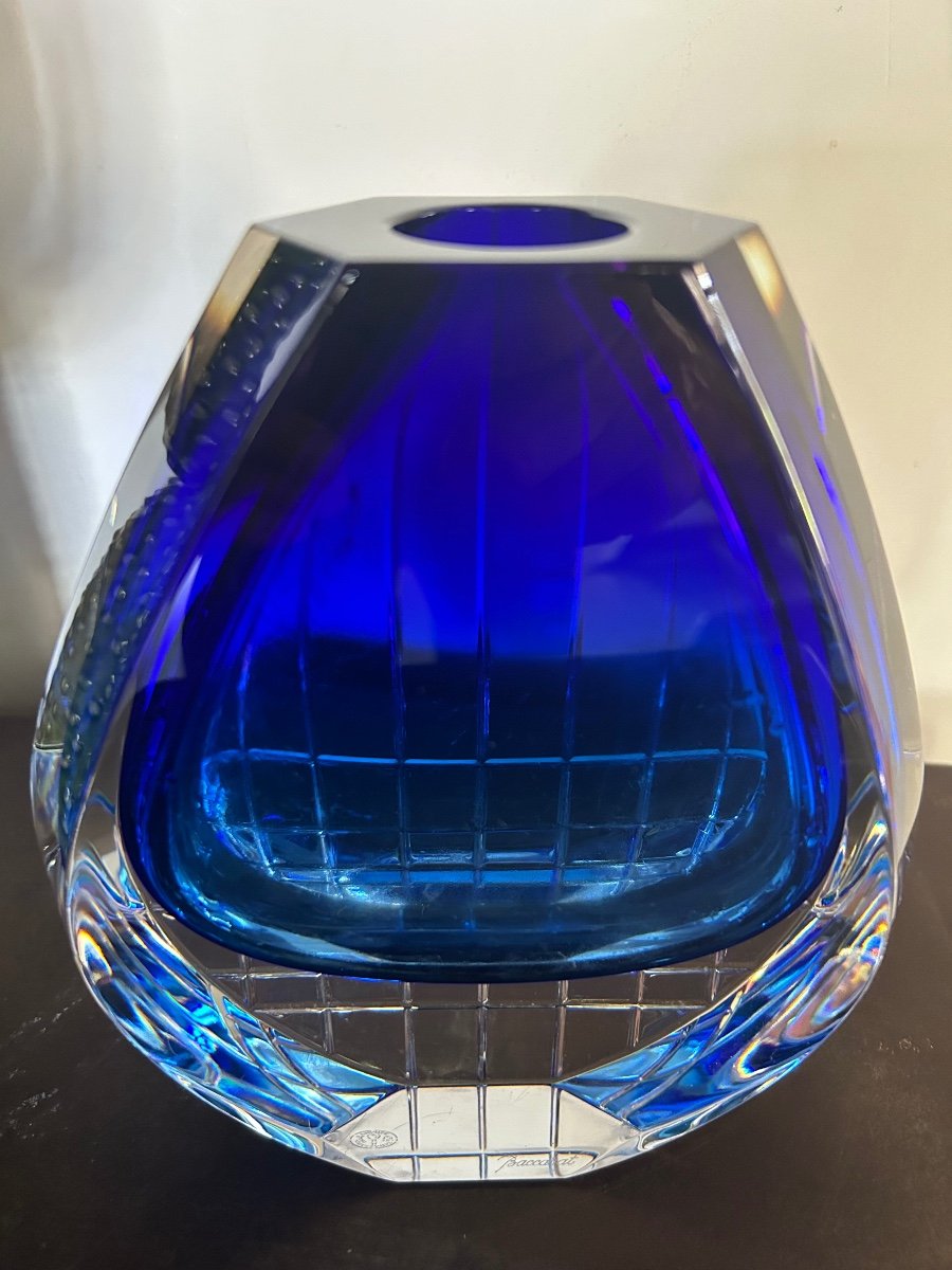 Baccarat Neptune Crystal Vase-photo-3