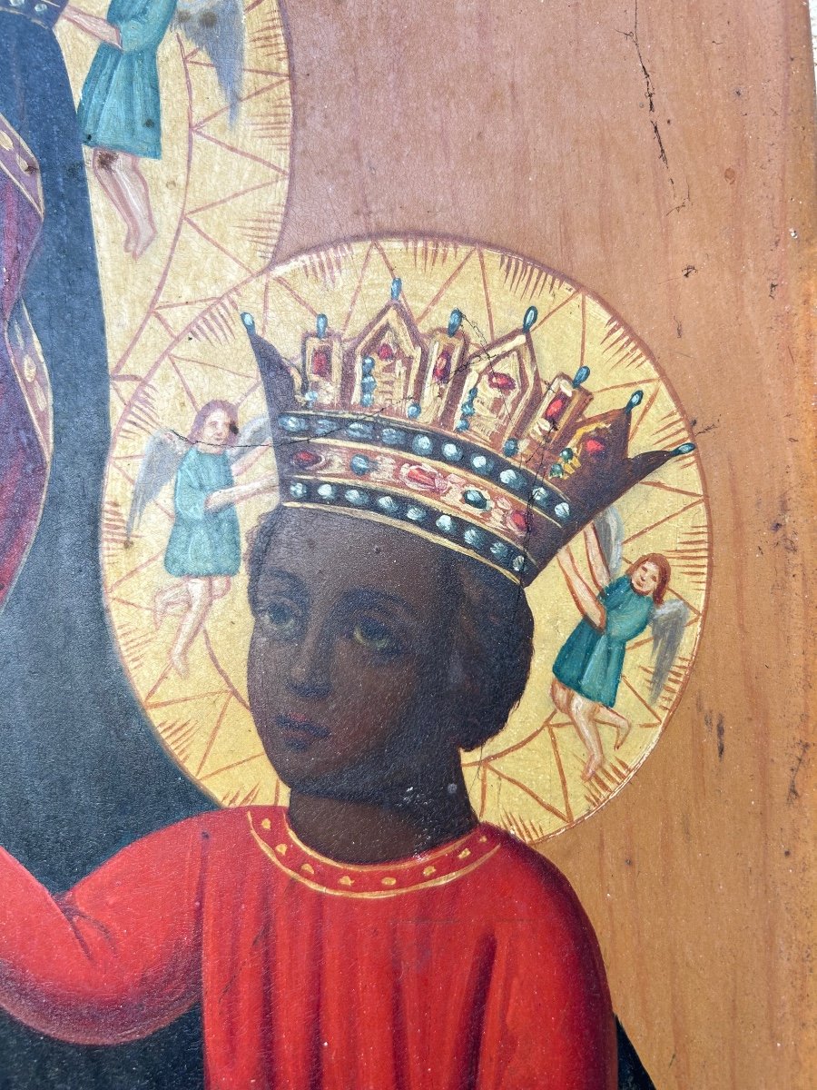 Black Madonna Icon From Poland Częstochowa -photo-4