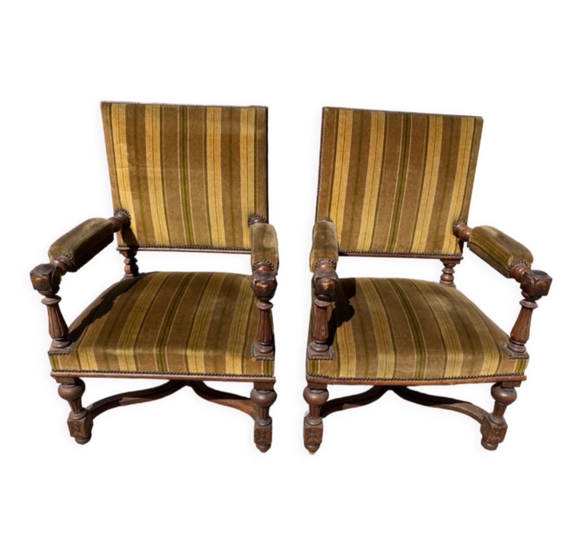 Pair Of Armchairs 19th