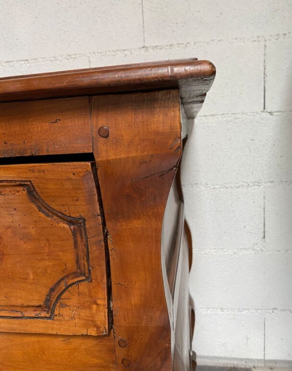 18th Century Chest Of Drawers, Wooden Top -photo-4