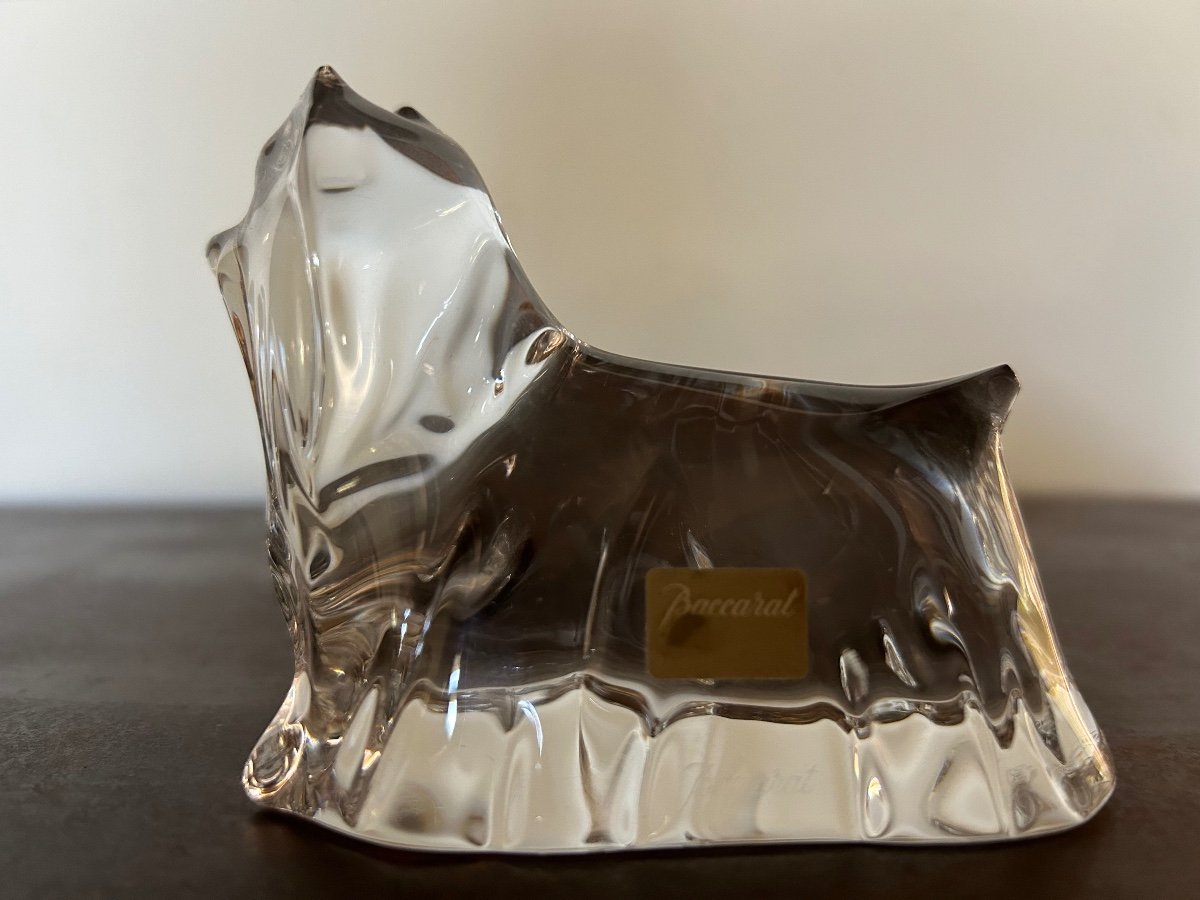 Baccarat Yorkshire Dog Crystal-photo-1