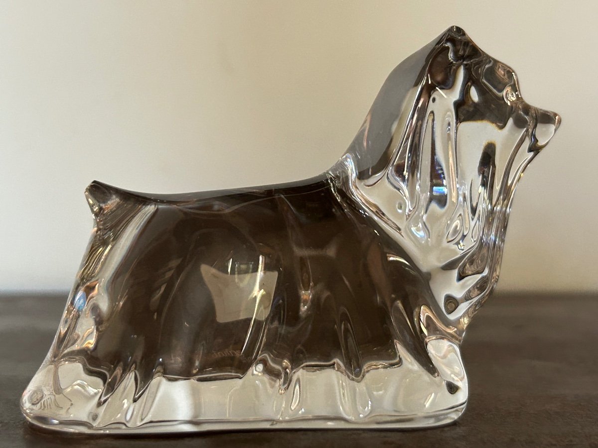 Baccarat Yorkshire Chien Cristal-photo-3