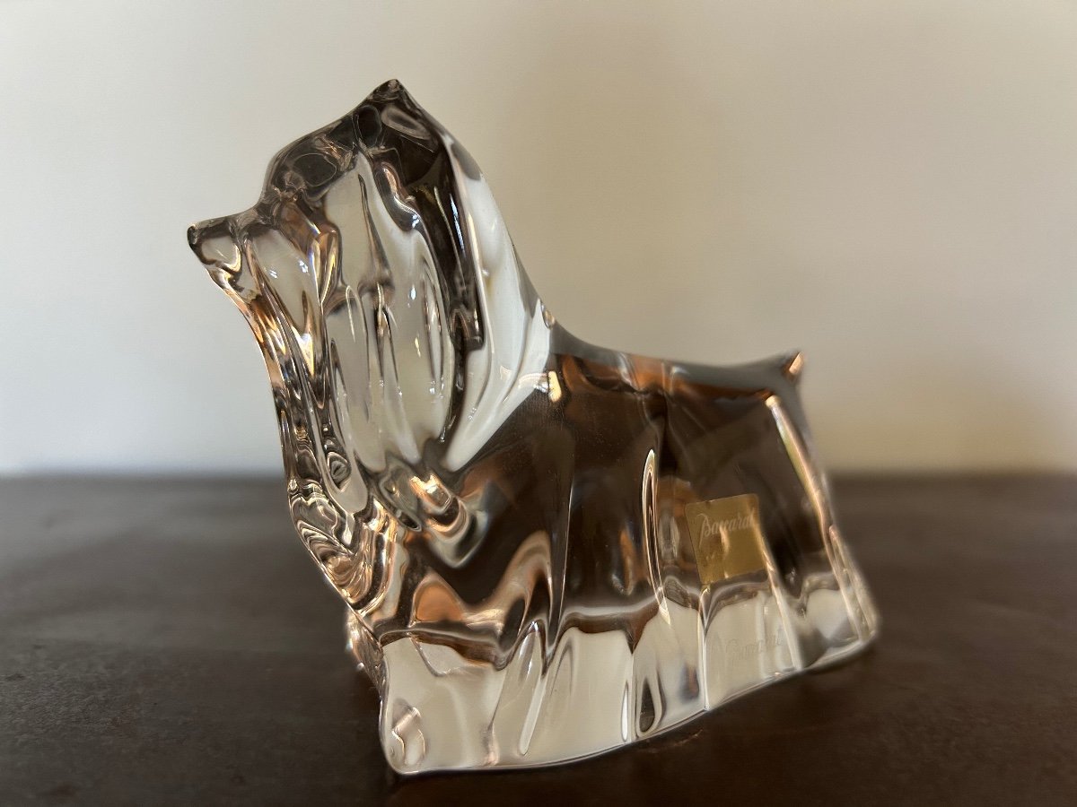 Baccarat Yorkshire Chien Cristal