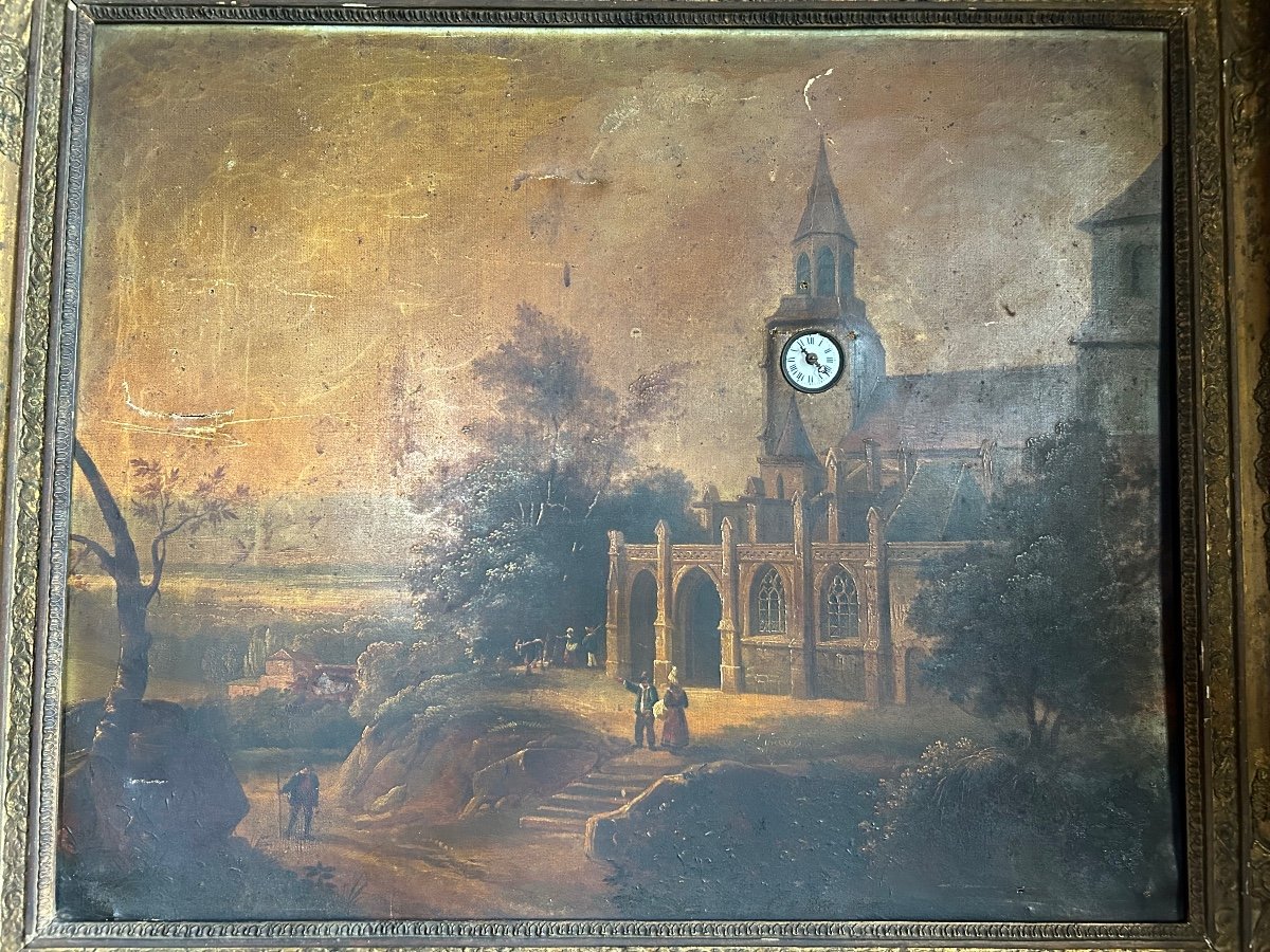 Tableau Musical Horloge 19eme-photo-1