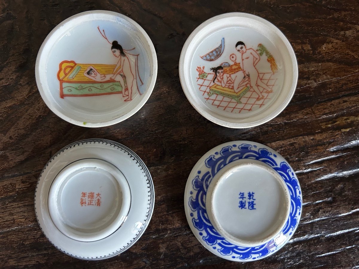 Porcelain Boxes Erotic China Qing Qianlong-photo-2