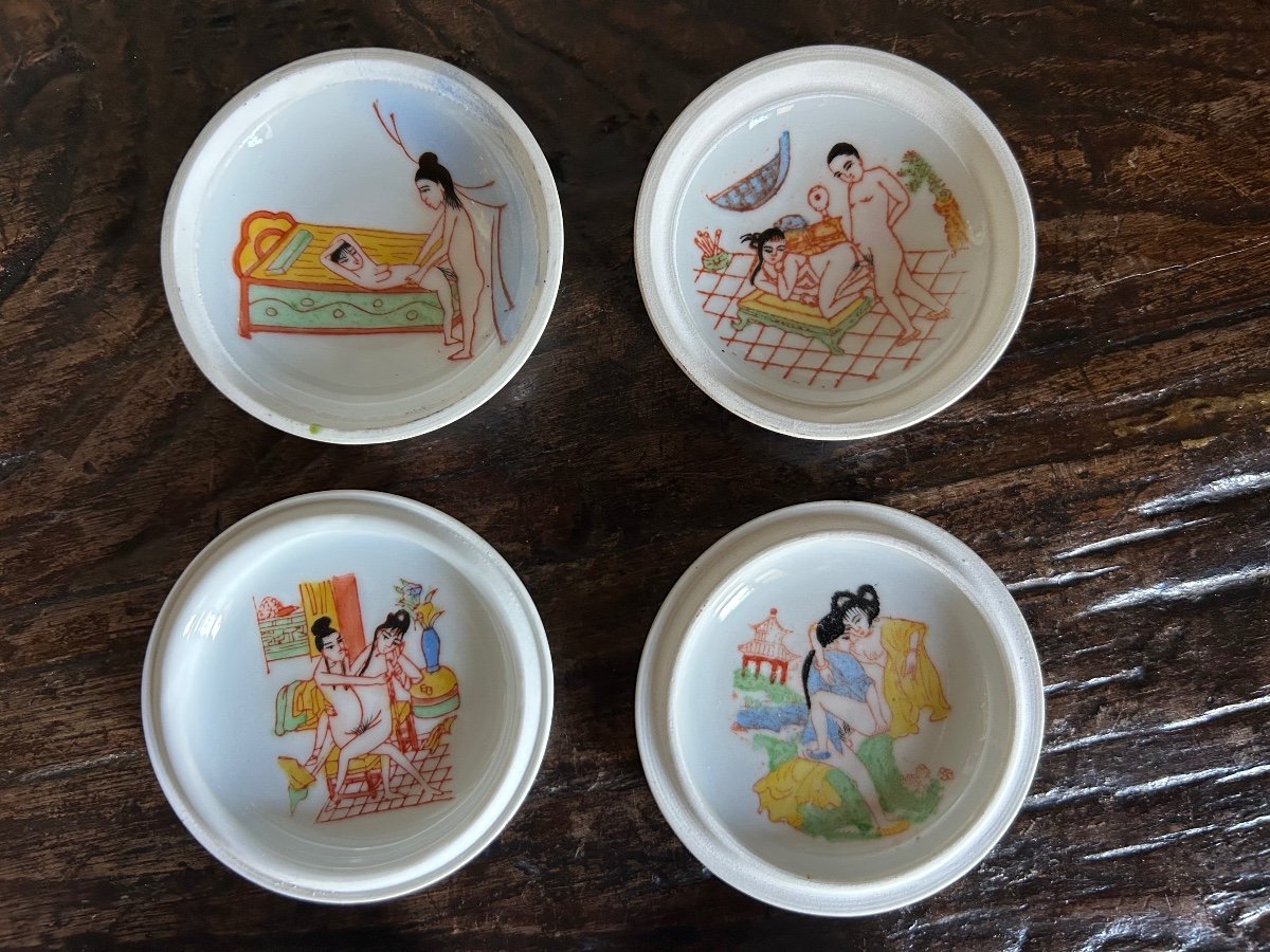 Porcelain Boxes Erotic China Qing Qianlong-photo-3