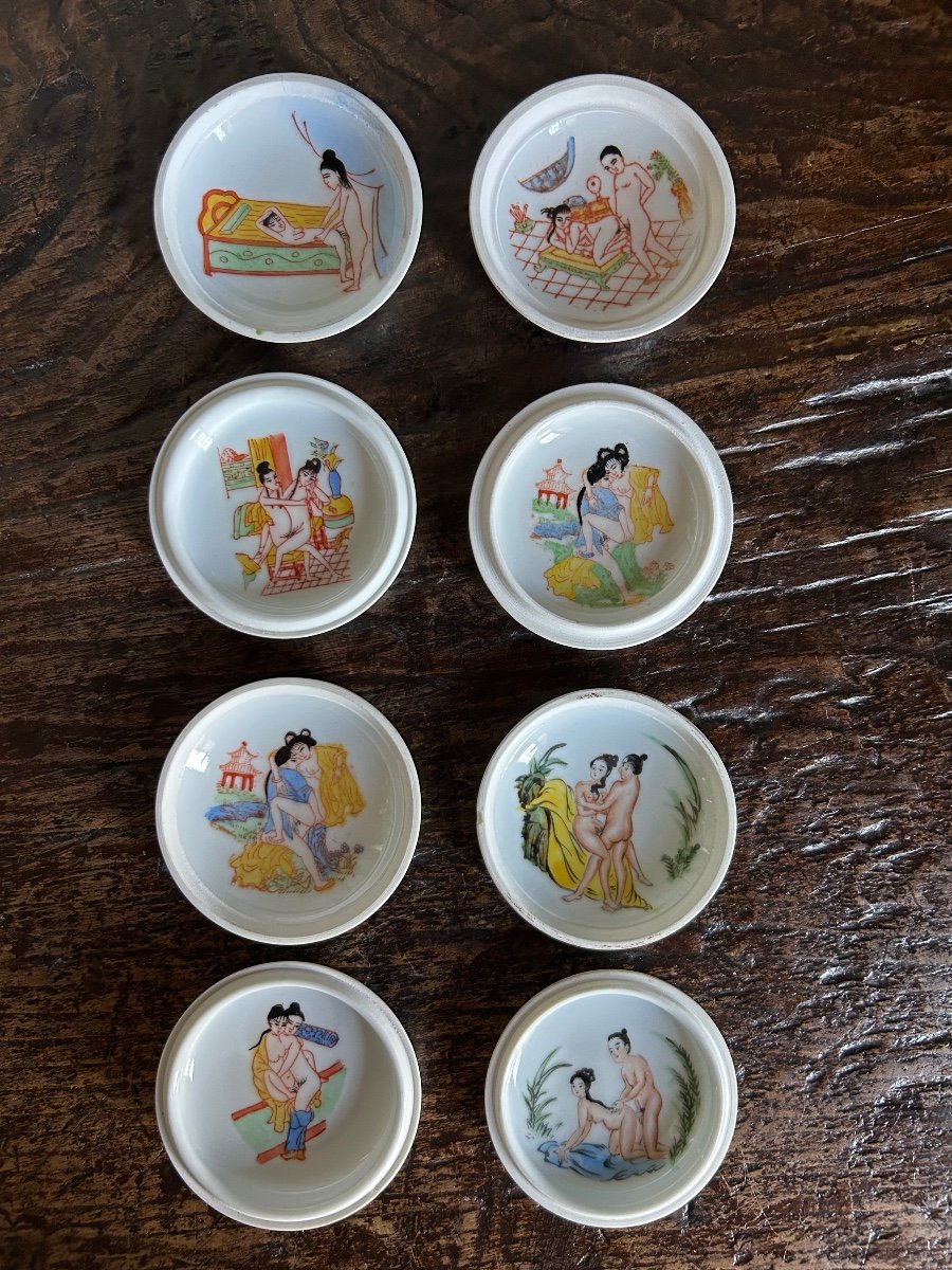 Boîtes Porcelaine Erotique Chine Qing Qianlong