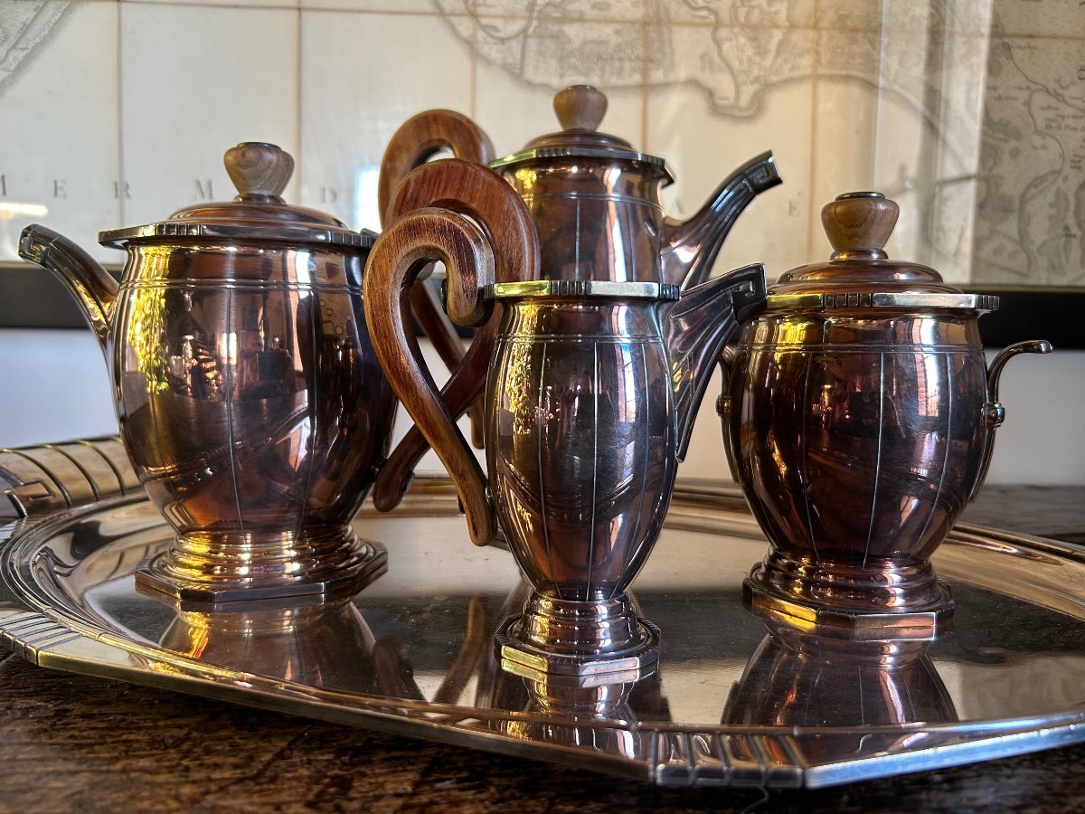 Durousseau Raynaud Art Deco Coffee Service-photo-1