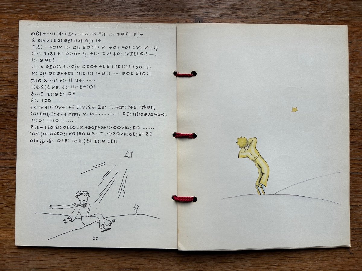 Livre Rare Le Petit Prince Ag Tobol-photo-5