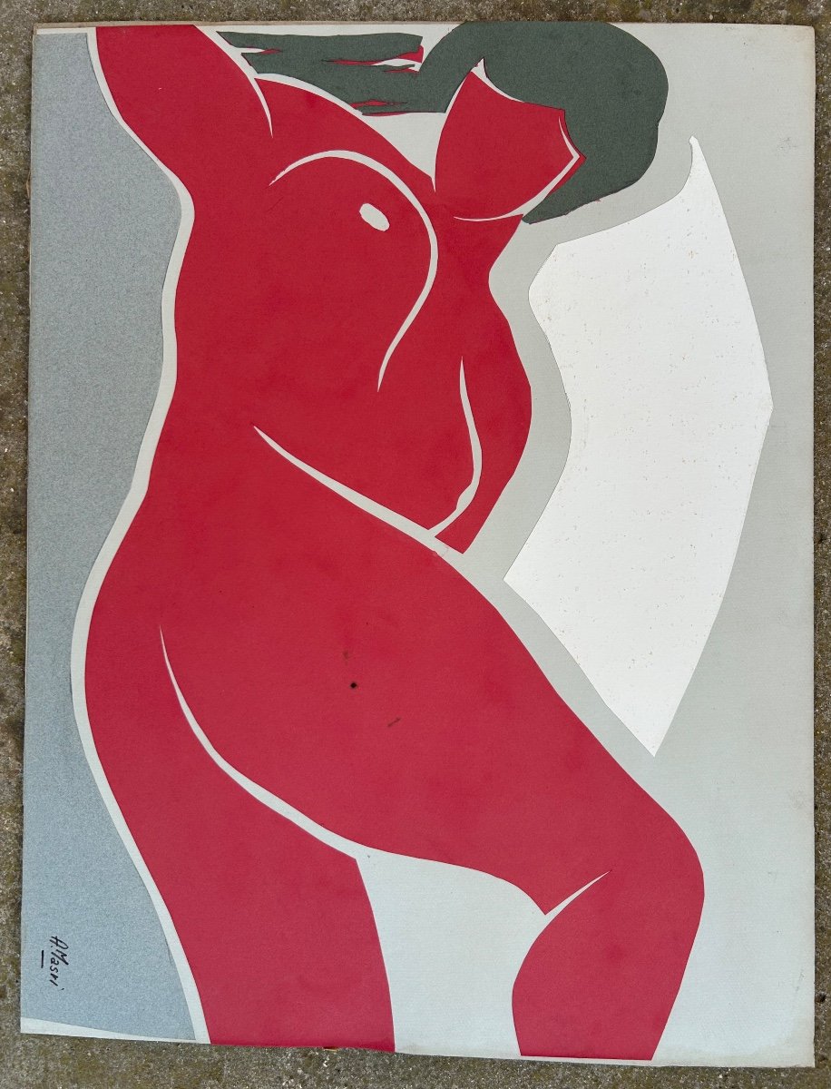 Albert Masri Collage Nude