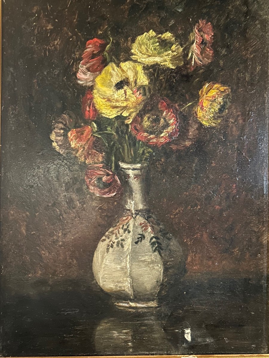 Auguste Boulard Peinture Aux Fleurs -photo-8