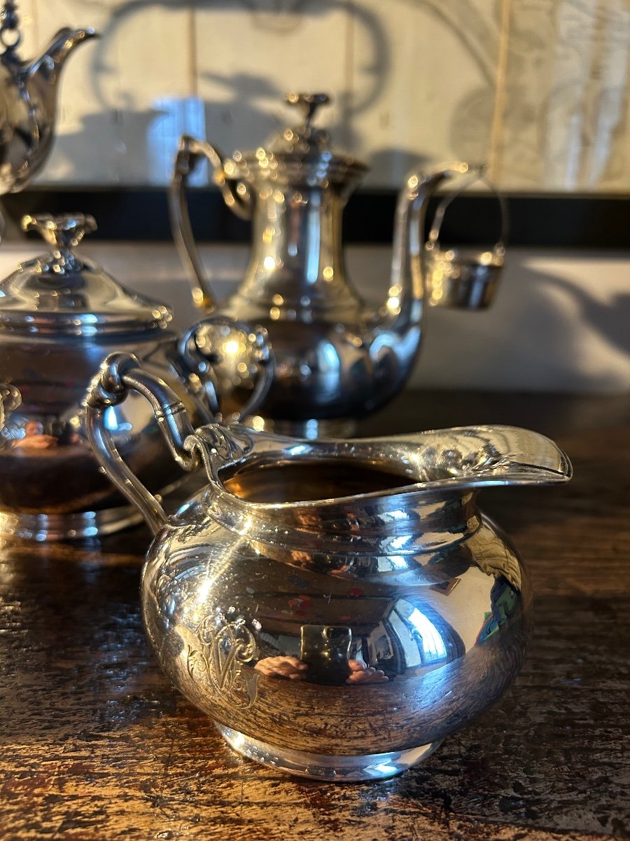 Christofle Samovar And Orientalist Coffee Tea Service -photo-3