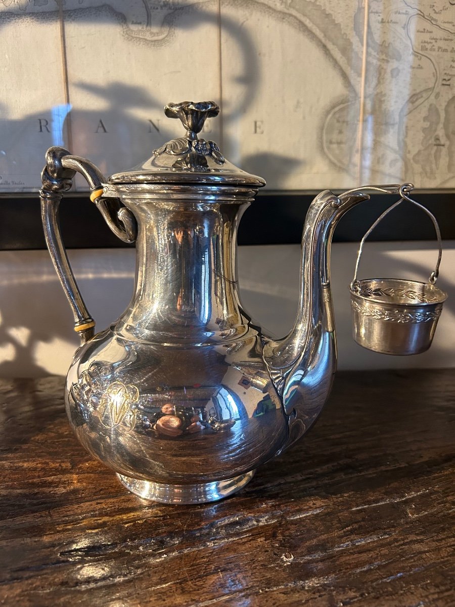 Christofle Samovar And Orientalist Coffee Tea Service -photo-5