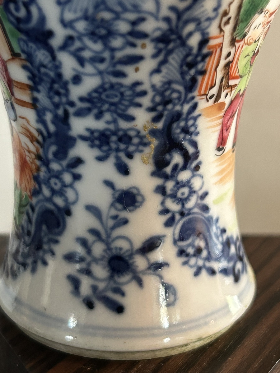 China East India Company Vase 18th Century-photo-3