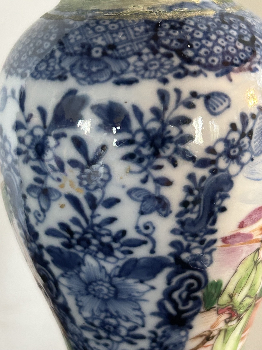 China East India Company Vase 18th Century-photo-8